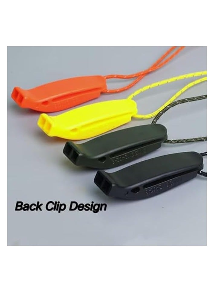 Whistle Emergency,Whistles with Adjustable Reflective Lanyard Emergency Whistle,Safety Super Loud Emergency Survival Whistle,for Outdoors,Mountaineering,Boating,