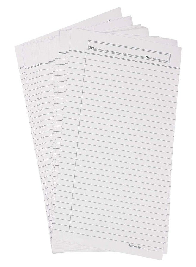LRS A4 Size Both Side Ruled 70-80 GSM Sheets for Project/Assignment/Practical/Homework (Pack of 100 Sheets) - Image 3