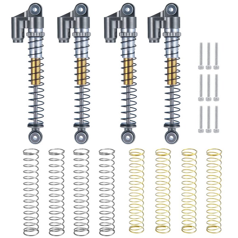 RCLIONS RC Shocks 48mm Adjustable Absorber Damper for 1:24th Axial SCX24 AXI90081 Deadbolt AXI00001 AXI00002 JLU CRC RC Crawler Car Upgrades - Image 1