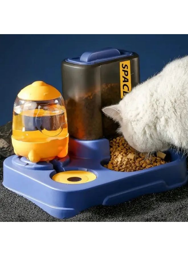 Automatic Pet Feeder 2Pcs Rose Bowl Spoon For Dog Cat Dry Kibble - Image 2