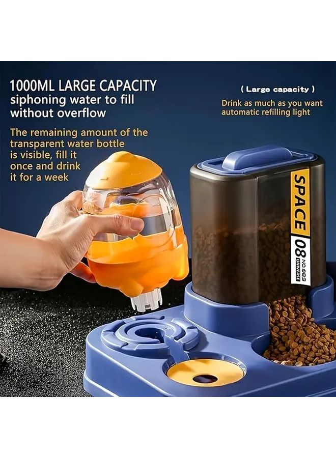 Automatic Pet Feeder 2Pcs Rose Bowl Spoon For Dog Cat Dry Kibble - Image 4
