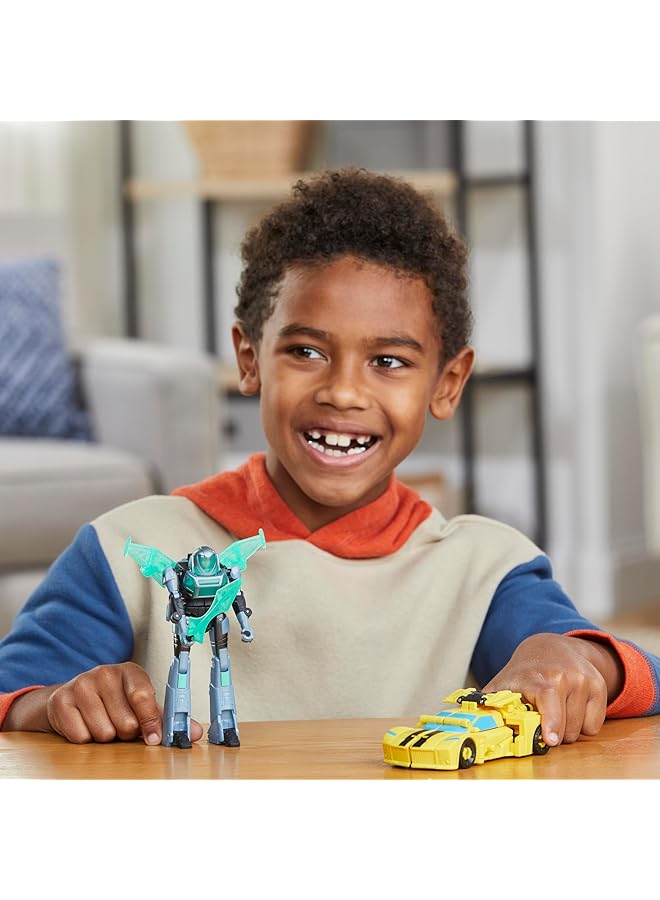 TRANSFORMERS Earthspark Cyber Combiner Bumblebee And Mo Malto Robot Action Figures Interactive Toys For Boys And Girls Ages 6 And Up - Image 4