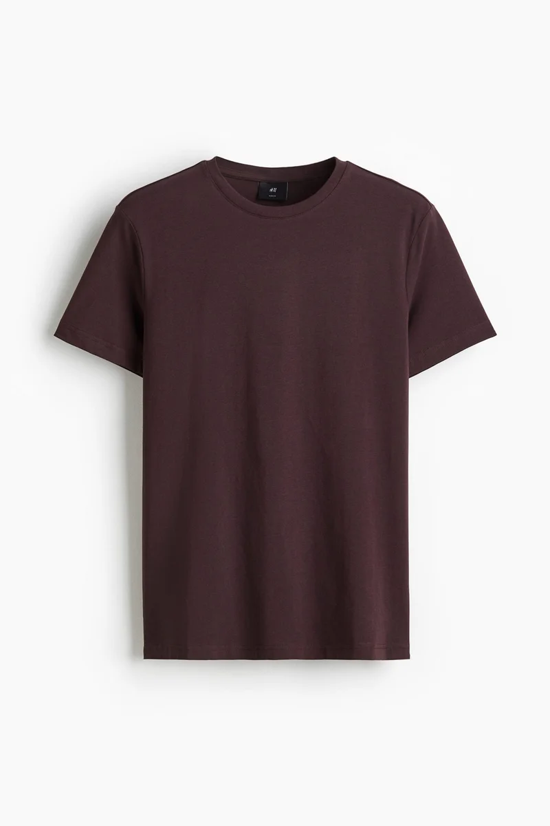 H&M Round-neck T-shirt Slim fit