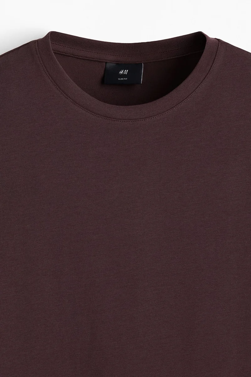 H&M Round-neck T-shirt Slim fit