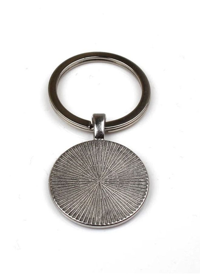Generic - Happy Camper Keychain Silver - Image 1