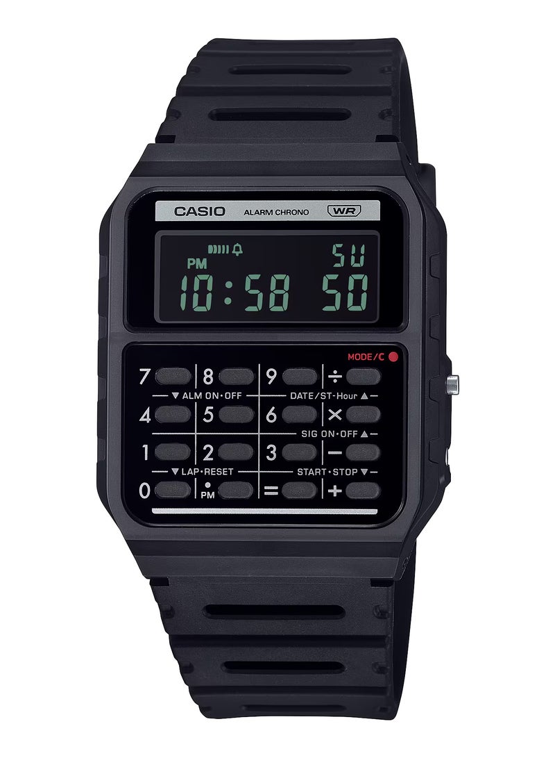 CASIO ساعة يد رقمية بحزام من الراتنج CA-53WB-1B - Image 1
