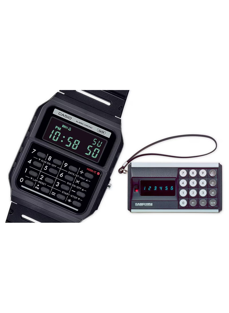 CASIO ساعة يد رقمية بحزام من الراتنج CA-53WB-1B - Image 4