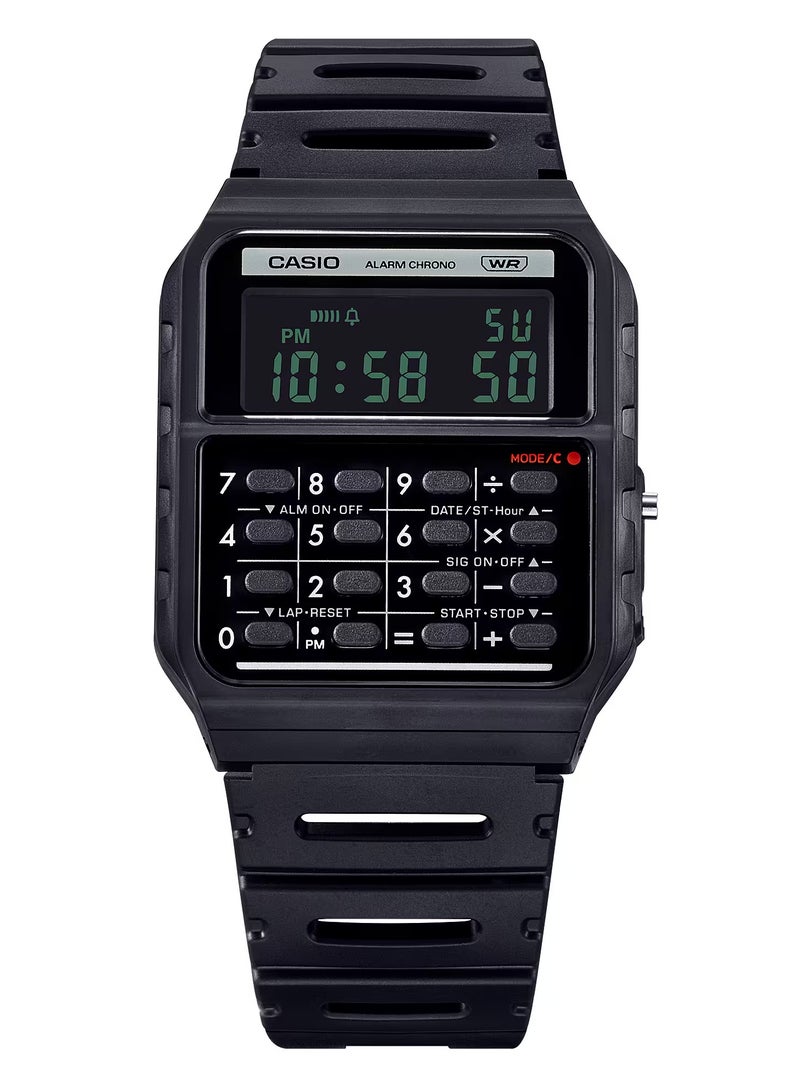 CASIO ساعة يد رقمية بحزام من الراتنج CA-53WB-1B - Image 3