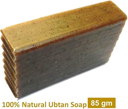 Natureza Organic Natural Herbal Soap Ubtan Turmeric soap with Sandalwood 90g - Image 3