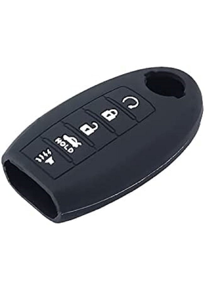 الثقة كي غطاء مفاتيح من السيليكون مكون من 5 أزرار لسيارة نيسان أرمادا روج سينترا SL نيسان مورانو فيرسا ألتيما ماكسيما حافظة مفاتيح - Image 1