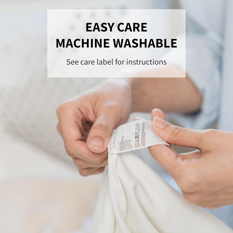 Greenland Home Antique Rose Pillow Shams - Standard 20x26-inch, Ecru - Image 5