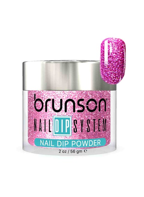 Nail Dip Powder Dip And Buff System Color 56gm, French Nail Art Starter Manicure Salon DIY At Home Odor Free And Long Lasting No Needed Nail Lamp Curing BDG013