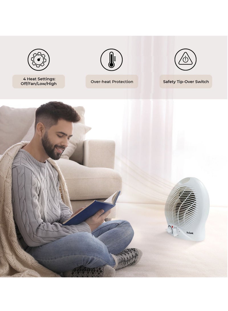 Avion Fan Heater with 4 Heat Setting| 1 year warranty  - Image 4
