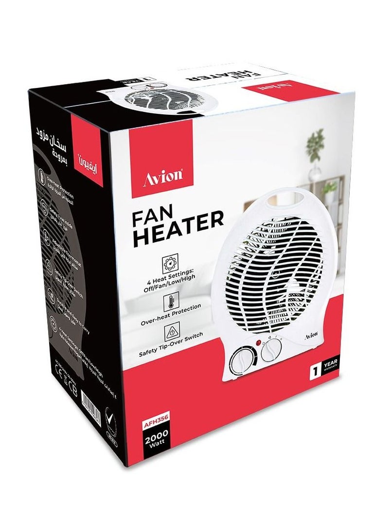 Avion Fan Heater with 4 Heat Setting| 1 year warranty  - Image 5