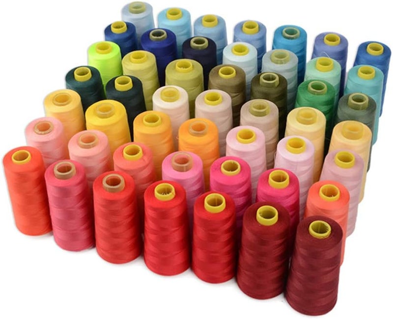 comfrt Polyester Sewing Thread Bobbin Thread for Sewing and Embroidery Machine 3000 Yards(Red) - Image 2