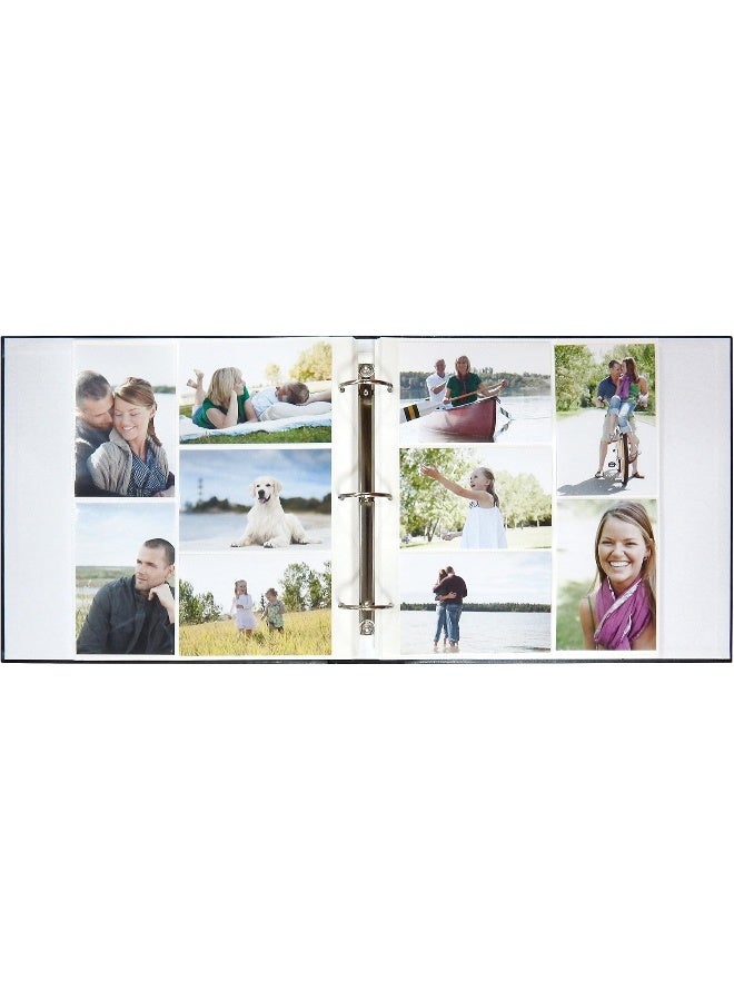 MCS Library Collection 400-Pocket 4x6 Photo Album, 80 Pages, Blue - Image 2