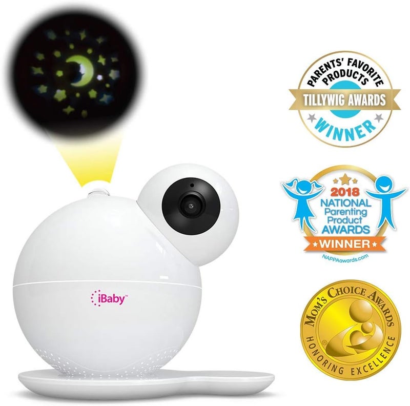 iBaby Smart WiFi Baby Monitor, 1080P Full HD Camera, Temperature and Humidity Sensors, Motion and Cry Alerts, Moonlight Projector, Remote Pan and Tilt with Smartphone App for Android and iOS - Image 5