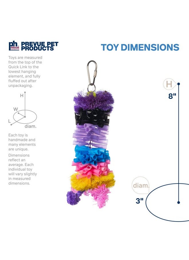Prevue Prevue Pet Products Preen & Pacify Calypso Creations Straw Stacker Bird Toy 62634  - Image 2