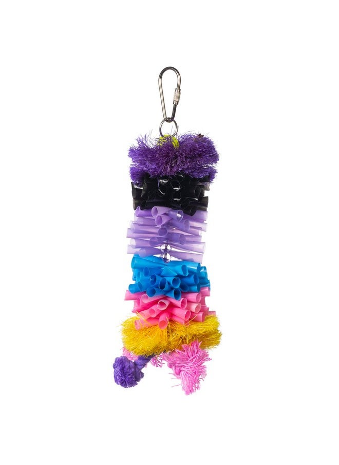 Prevue Prevue Pet Products Preen & Pacify Calypso Creations Straw Stacker Bird Toy 62634  - Image 1