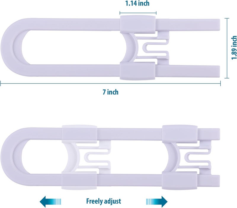 Cutesafety Sliding Cabinet Locks - 10 Pack - Image 5