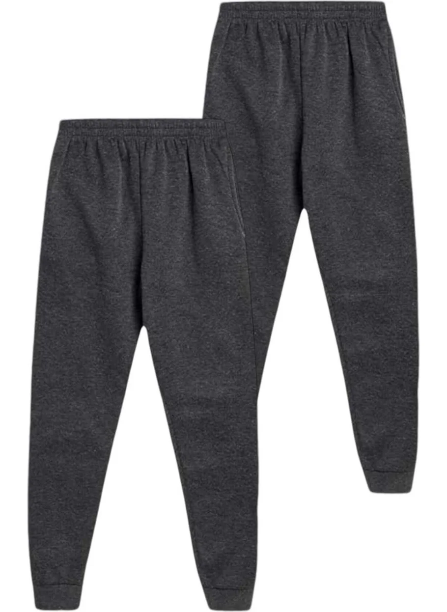 Tezzgelsin Kids Elastic Waist Jogger Sweatpants 2-Piece Set