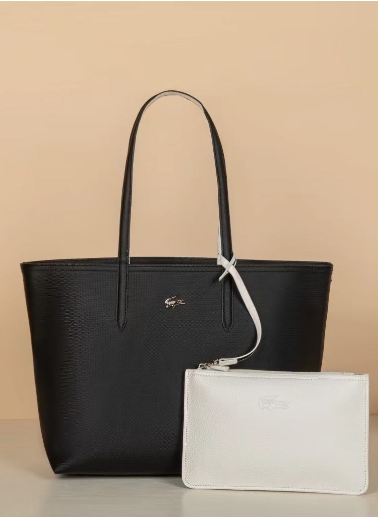 Women's  Double sided Two tone Large Capacity Handbag, Fashionable and Versatile, Black/White - pzsku/Z82E560CAC01740AF57F3Z/45/_/1733214939/aef87c36-5293-41b9-a2d5-51d2f2707ad3