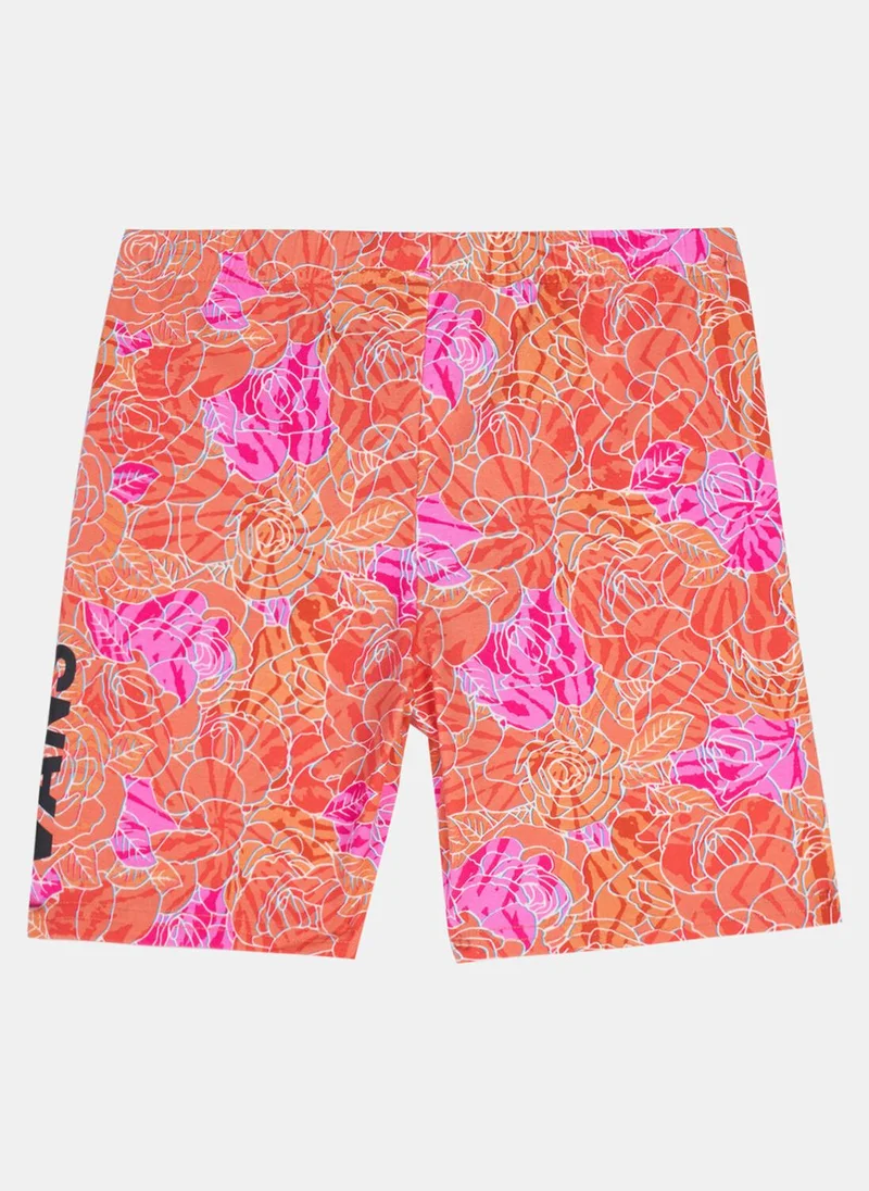 VANS Kids' Rose Camo Print Bike Shorts