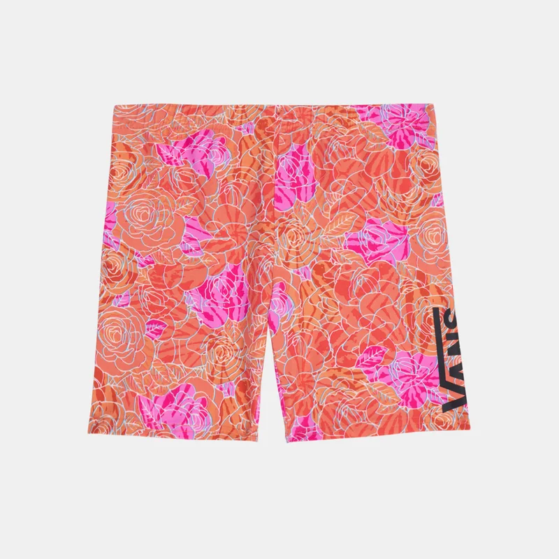 VANS Kids' Rose Camo Print Bike Shorts