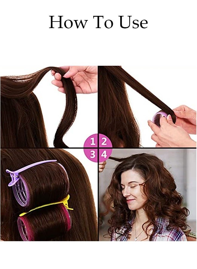 DUNISO 36 pcs Curler Set, Self Gripping Curler, Non Thermal Curler, Long Hair, Medium Short Hair Curler, Curler with Curler and Comb, Salon Hairdressing Curler, DIY Hair - Image 4