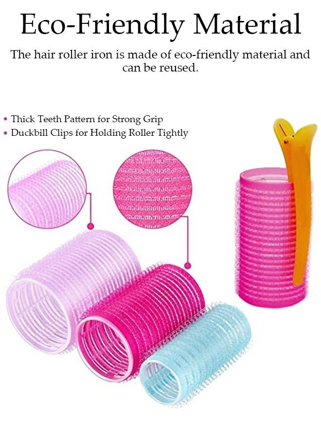 DUNISO 36 pcs Curler Set, Self Gripping Curler, Non Thermal Curler, Long Hair, Medium Short Hair Curler, Curler with Curler and Comb, Salon Hairdressing Curler, DIY Hair - Image 3