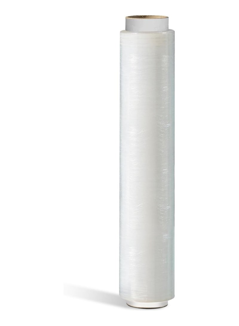 Generic UK SUPPLIES Heavy Duty Clear Pallet Shrink Wrap 1 Rolls Cling Film Wrap - 400mm Thick Waterproof Plastic Cling Wrap for Packing, Moving House, Furniture... - Image 1