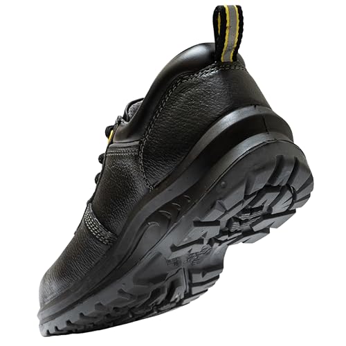 Hillson Clawz Safety Shoe for Men CL-02 | Most Comfortable Industrial Footwear with Orthobounce in-Socks, Dual Density Sole, Steel Toe Protection, Heat, Water & Oil Resistant | Size 07 India/UK - Image 2