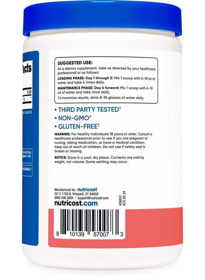 Nutricost Creatine Monohydrate Powder (Watermelon, 500 Gram) - Micronized Creatine Supplement - Vegan, Non-GMO, Gluten Free - Image 4