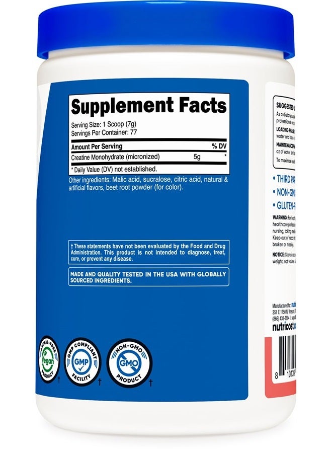 Nutricost Creatine Monohydrate Powder (Watermelon, 500 Gram) - Micronized Creatine Supplement - Vegan, Non-GMO, Gluten Free - Image 5
