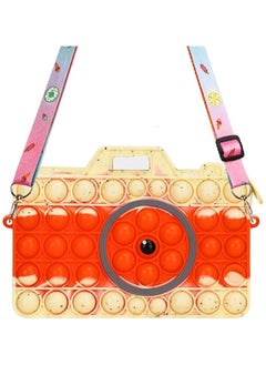 NQOOH Pop It Bag for Girls Camera-Shaped Sensory Fidget Toy with Shoulder Strap Perfect Gift for Girls  - Image 1