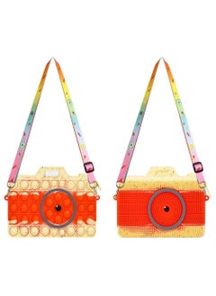 NQOOH Pop It Bag for Girls Camera-Shaped Sensory Fidget Toy with Shoulder Strap Perfect Gift for Girls  - Image 3