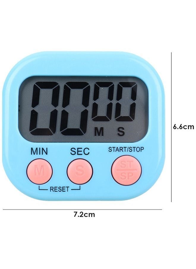 Generic - LCD Digital Kitchen Countdown Magnetic Timer Pink - Image 1