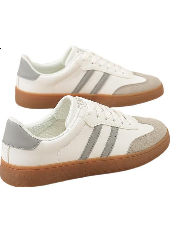 Semir Men's Retro Casual Training Shoes Spring New Casual Shoes Sth243039 White Gray 40 - Image 2