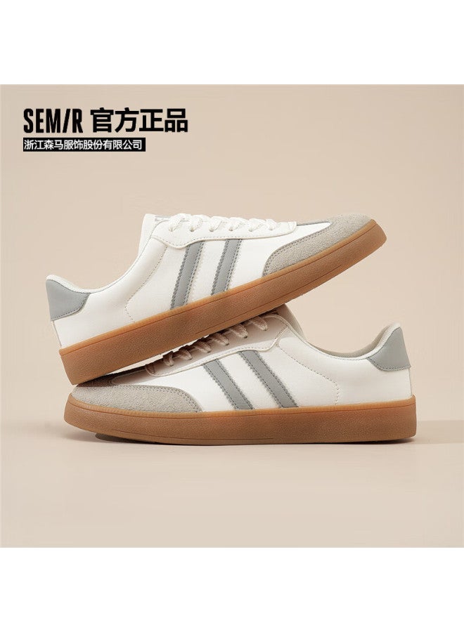 Semir Men's Retro Casual Training Shoes Spring New Casual Shoes Sth243039 White Gray 40 - Image 1