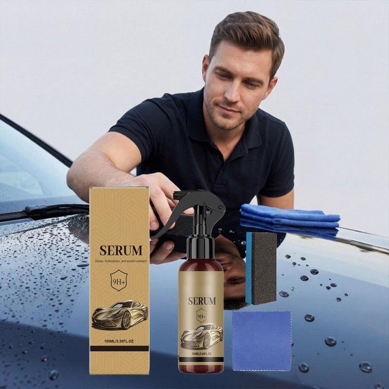 Graphene Ceramic Coating for Cars, High Gloss Nano Spray Wax with UV Protection, Hydrophobic Car Paint Coating Kit for Long Lasting Shine, Water Beading & Scratch Resistance, 120ml (3 Pack) - Image 2