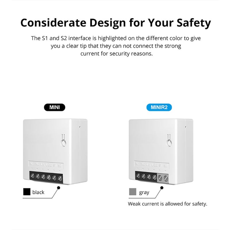 SONOFF 2 Way Smart Switch 2Pcs White Control Your Home Appliances With The App - Voice Command Electrical Light Switch - Programmable Light Timer Switch For Home Automation - Image 3