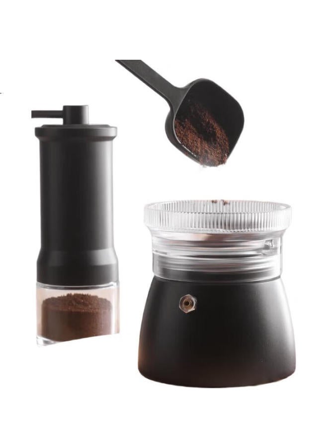 Cliton Moka Pot Powder Dispenser, Single And Double Valve Dedicated Powder Distributor, Powder Ring Filler, Medium Size - Image 1