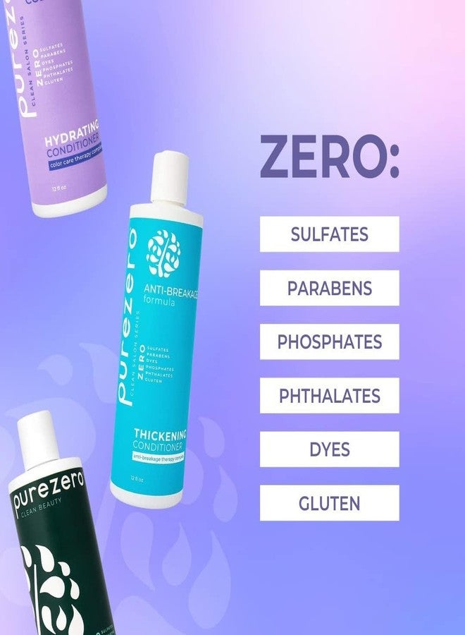 Purezero Styling Gel, Hold and Control, Adds Volume and Thickness, Non Greasy, Zero Sulfates, Parabens, Dyes,100% Vegan & Cruelty Free, Great For Color Treated Hair (8oz, 2 Pack) - Image 2