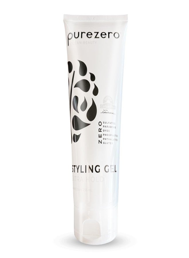 Purezero Styling Gel, Hold and Control, Adds Volume and Thickness, Non Greasy, Zero Sulfates, Parabens, Dyes,100% Vegan & Cruelty Free, Great For Color Treated Hair (8oz, 2 Pack) - Image 3