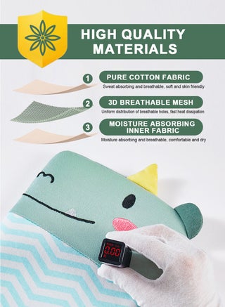 Baby Head Shaping Pillow, Newborn Pillow to Prevent Flat Head, Baby Head Pillow,Flat Head Baby Pillow, Baby Sleeping Pillow, Baby Pillows for Sleeping for 0-3 Years - view 4