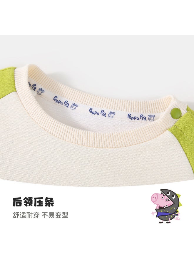 peppa Pig Spring Kids' Comfortable Pullover Hoodie Cartoon Baby Long-sleeve Sweatshirt - Image 5