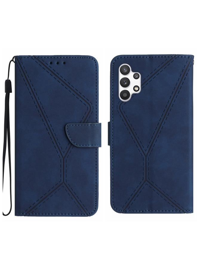 S-TOP Case For Samsung Galaxy A13 4G Stitching Embossed Leather Phone Case - Image 1