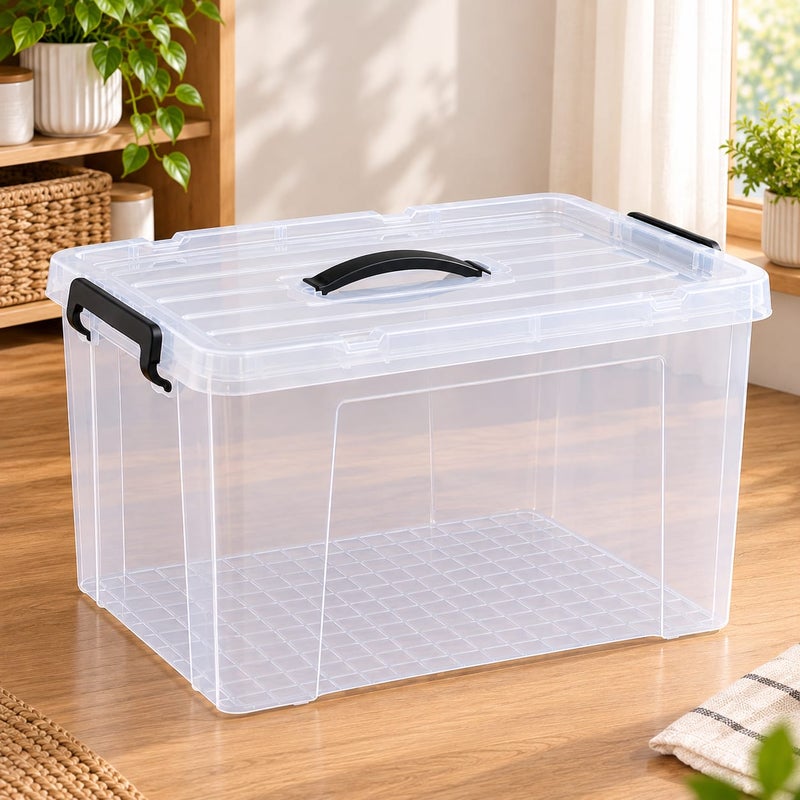 70-liter transparent plastic storage box