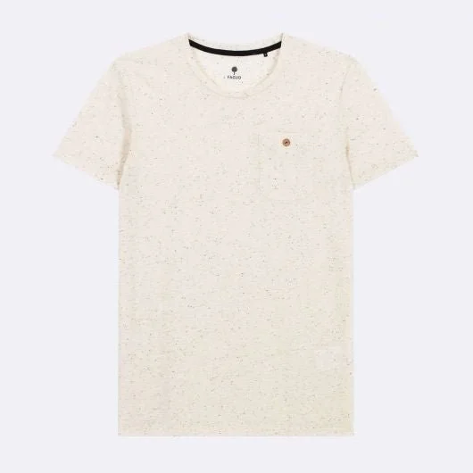 Faguo Beige Cotton Jersey T Shirt