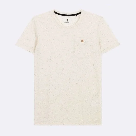 Faguo Beige Cotton Jersey T Shirt